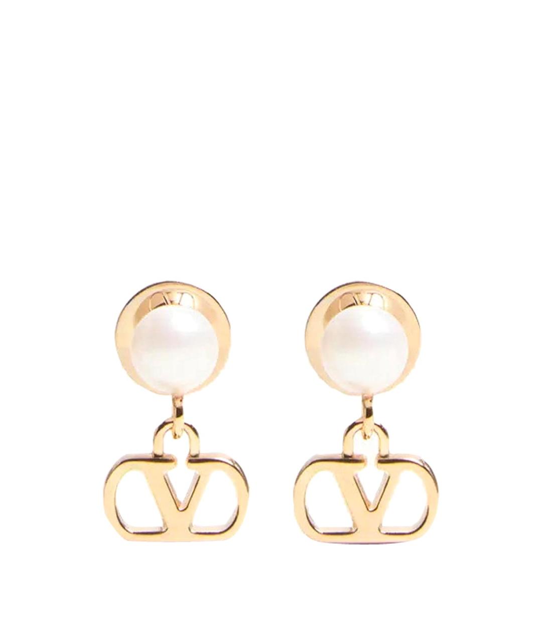 VALENTINO Золотые серьги из желтого золота, фото 1