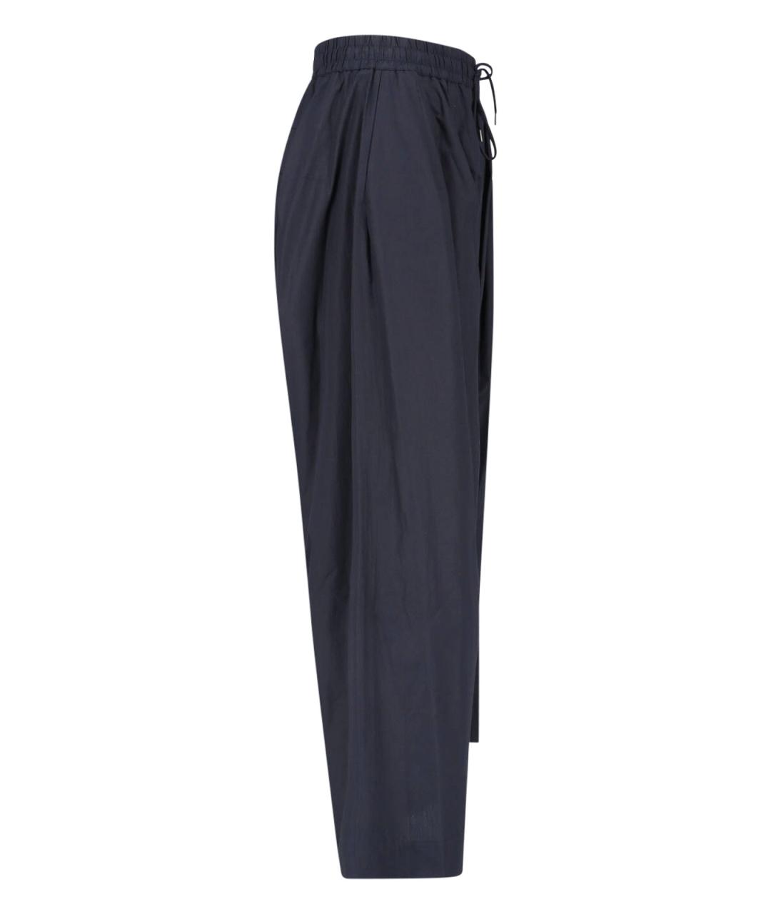VIVIENNE WESTWOOD Черные хлопковые повседневные брюки, фото 3