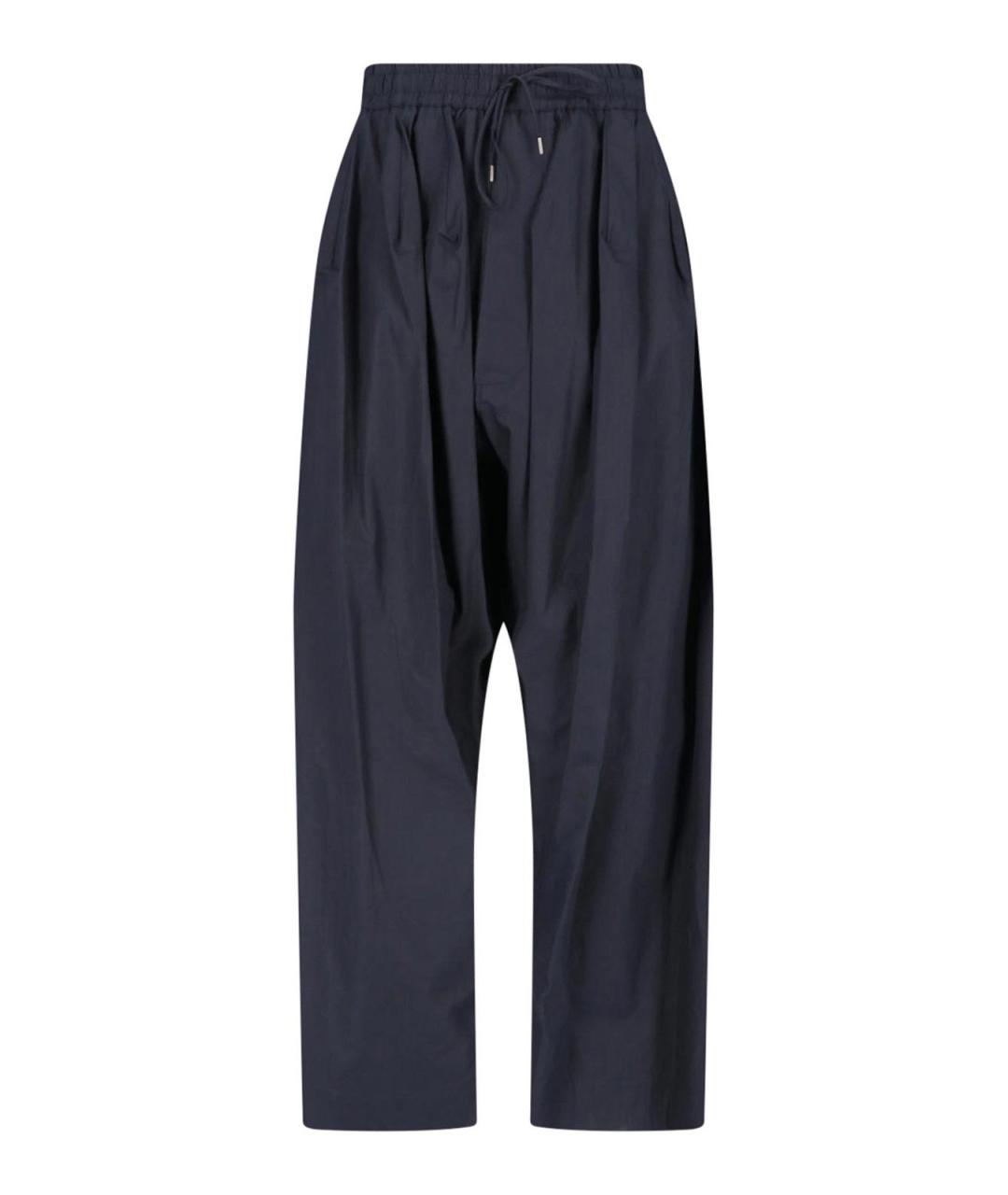 VIVIENNE WESTWOOD Черные хлопковые повседневные брюки, фото 1