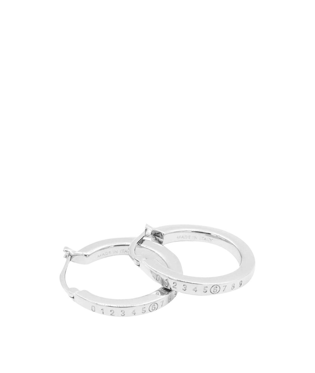 MM6 MAISON MARGIELA Серебряные серебряные серьги, фото 2