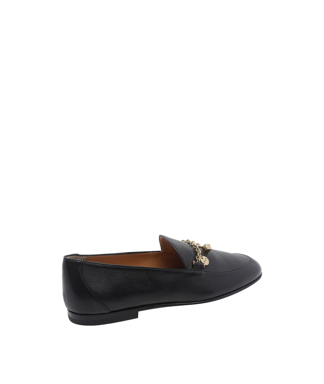 TOD'S Черные кожаные лоферы, фото 3
