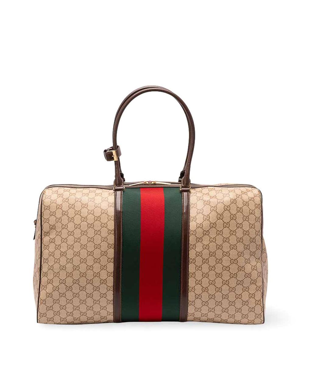 GUCCI Бежевая канва сумка тоут, фото 1
