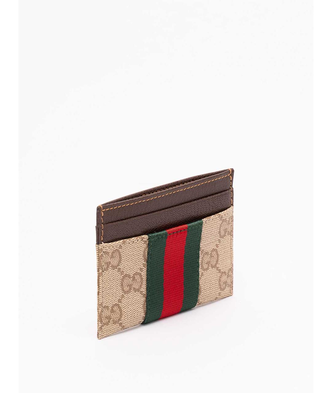 GUCCI Коричневый кардхолдер, фото 2