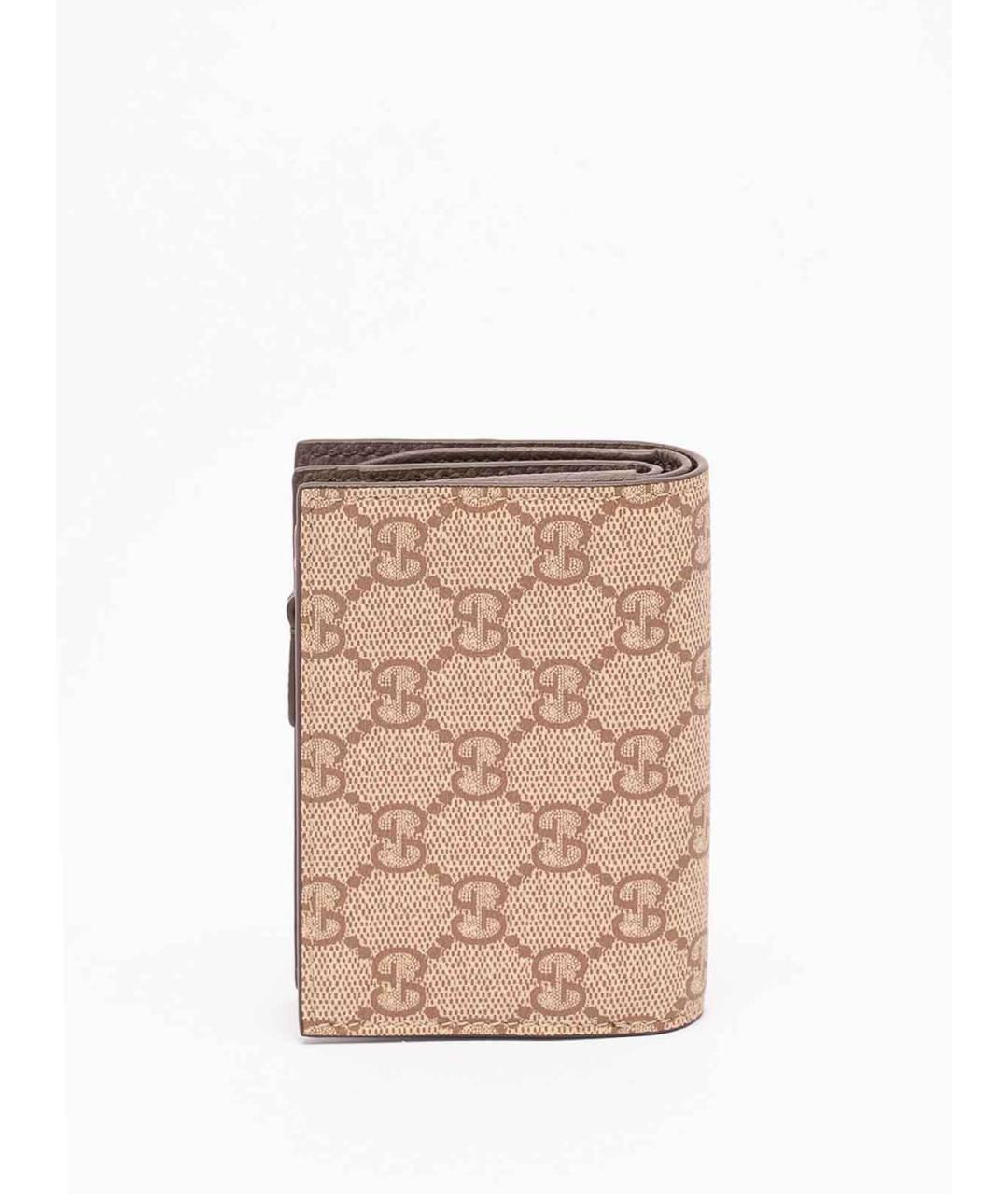 GUCCI Коричневый кожаный кошелек, фото 2