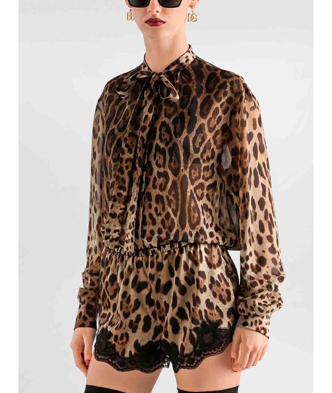 DOLCE&GABBANA Мульти шелковая рубашка, фото 3