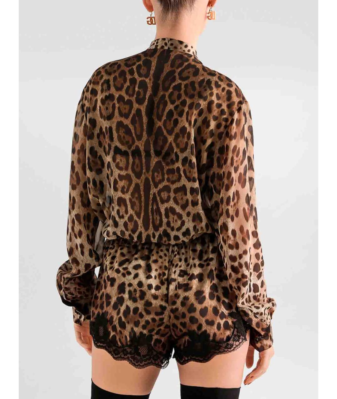 DOLCE&GABBANA Мульти шелковая рубашка, фото 4
