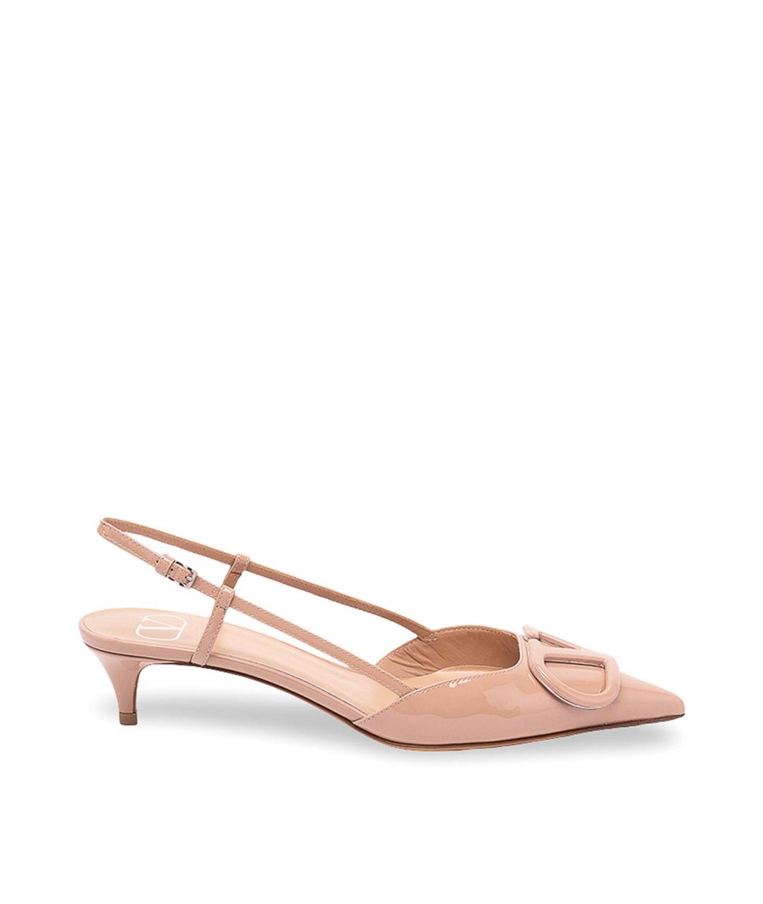 VALENTINO Розовые кожаные туфли, фото 1