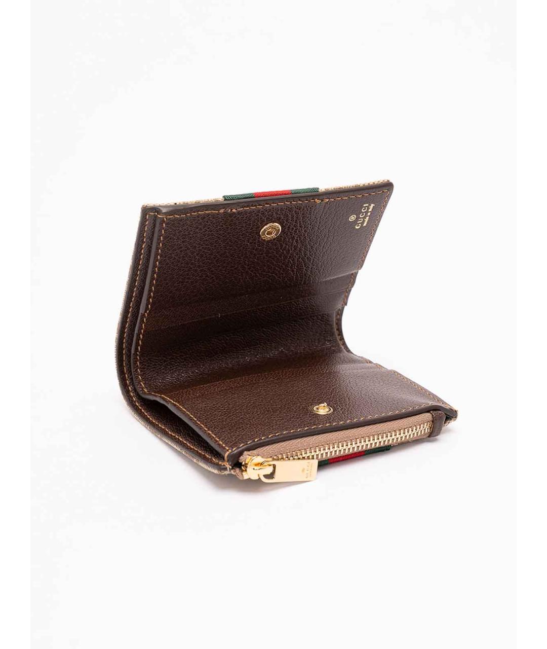GUCCI Бежевый кошелек, фото 5