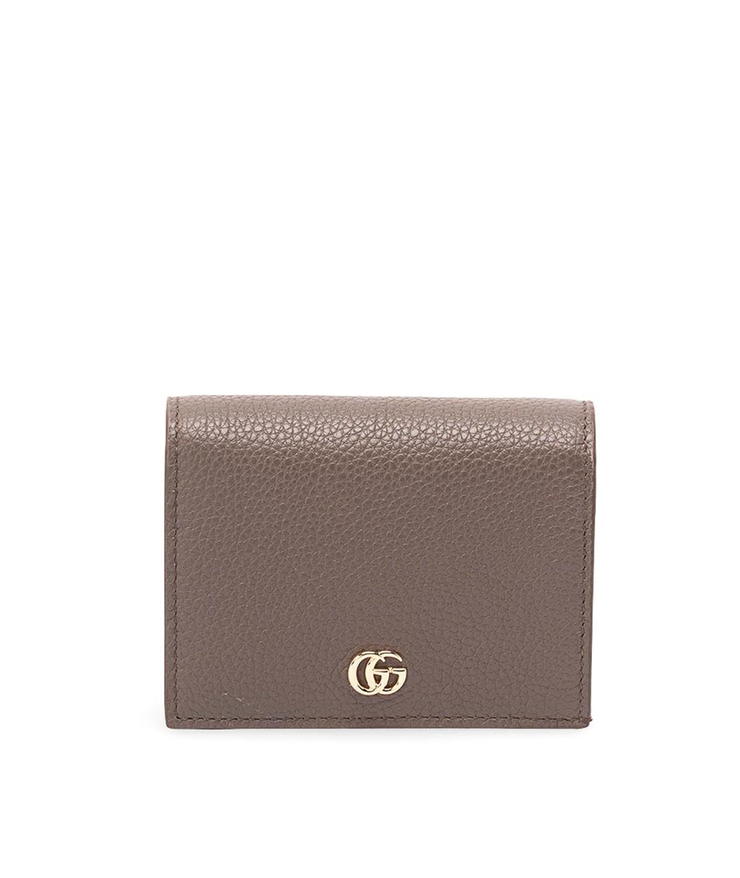 GUCCI Коричневый кожаный кошелек, фото 1