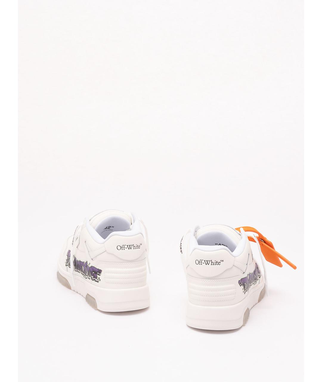 OFF-WHITE Мульти синтетические низкие кроссовки / кеды, фото 3