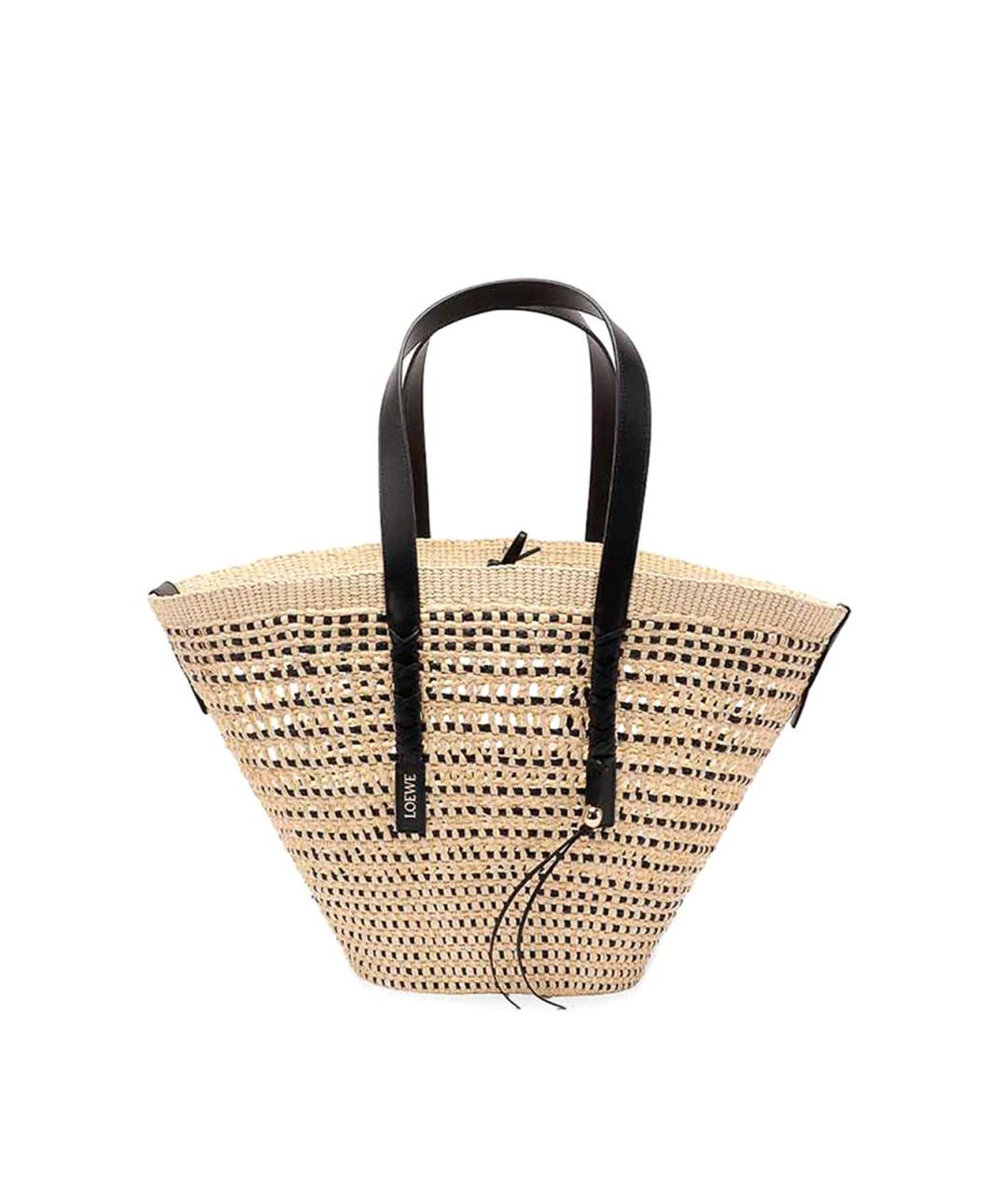LOEWE Бежевая сумка тоут, фото 1