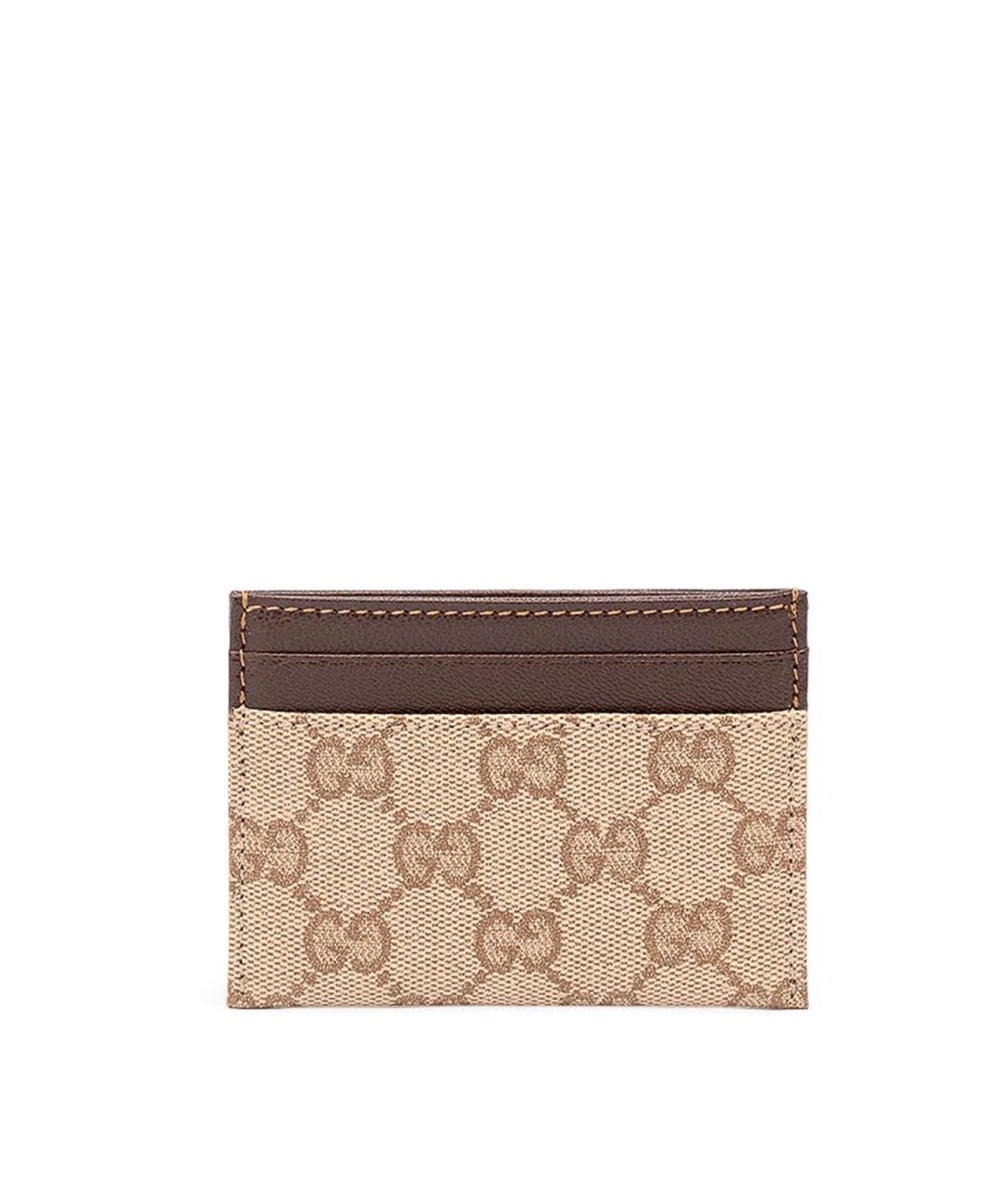 GUCCI Коричневый кардхолдер, фото 1