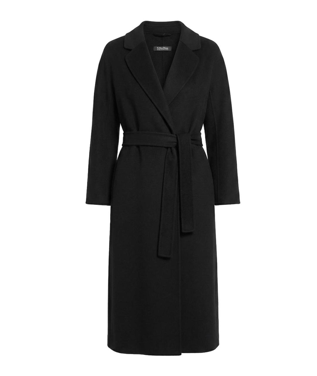 MAX MARA Черное шерстяное пальто, фото 1