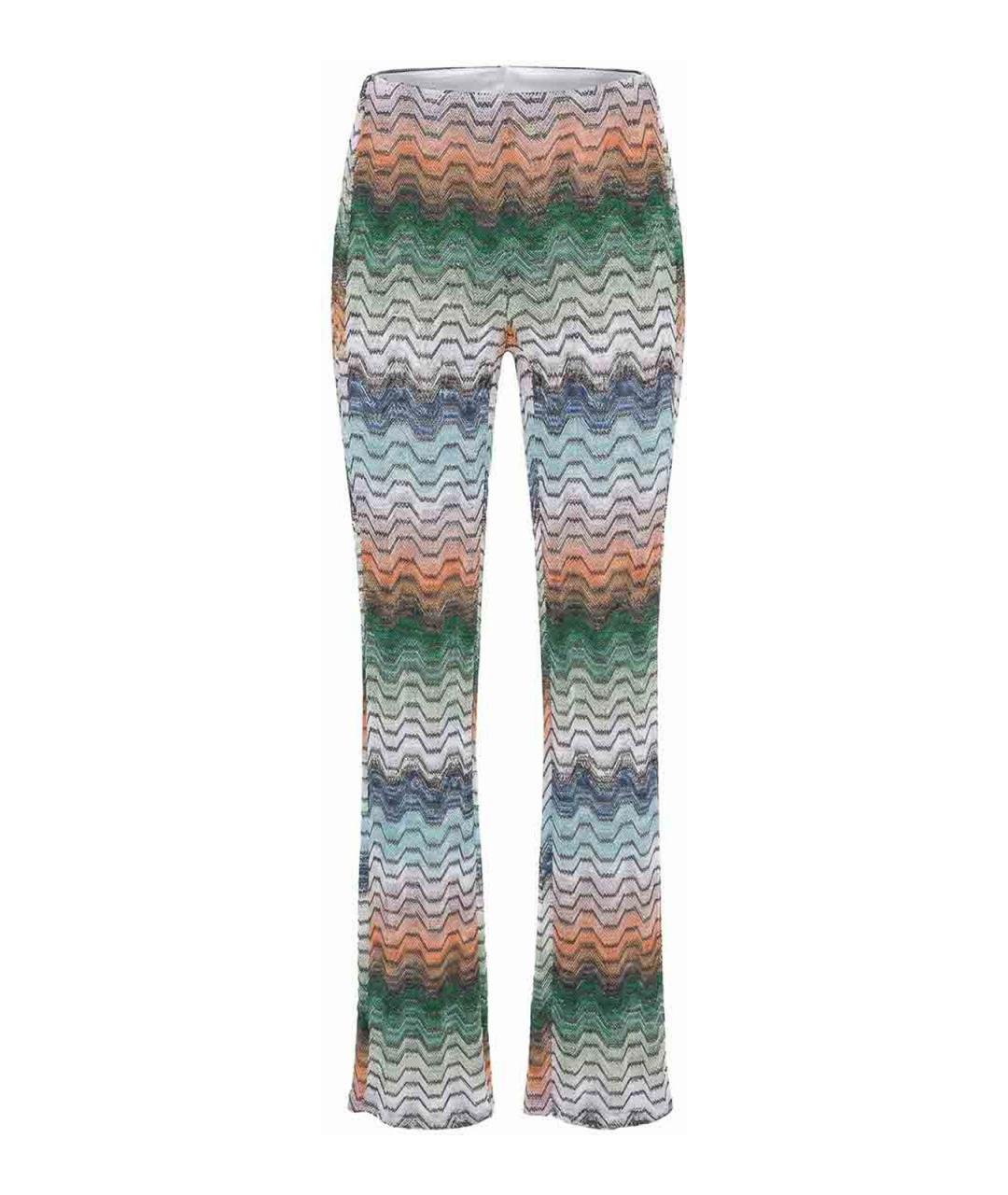 MISSONI Мульти вискозные прямые брюки, фото 1