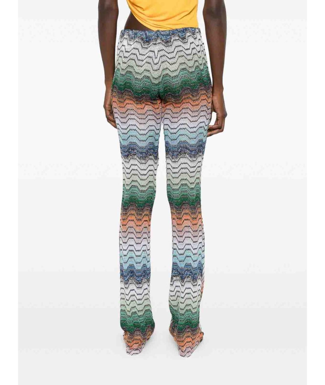 MISSONI Мульти вискозные прямые брюки, фото 3