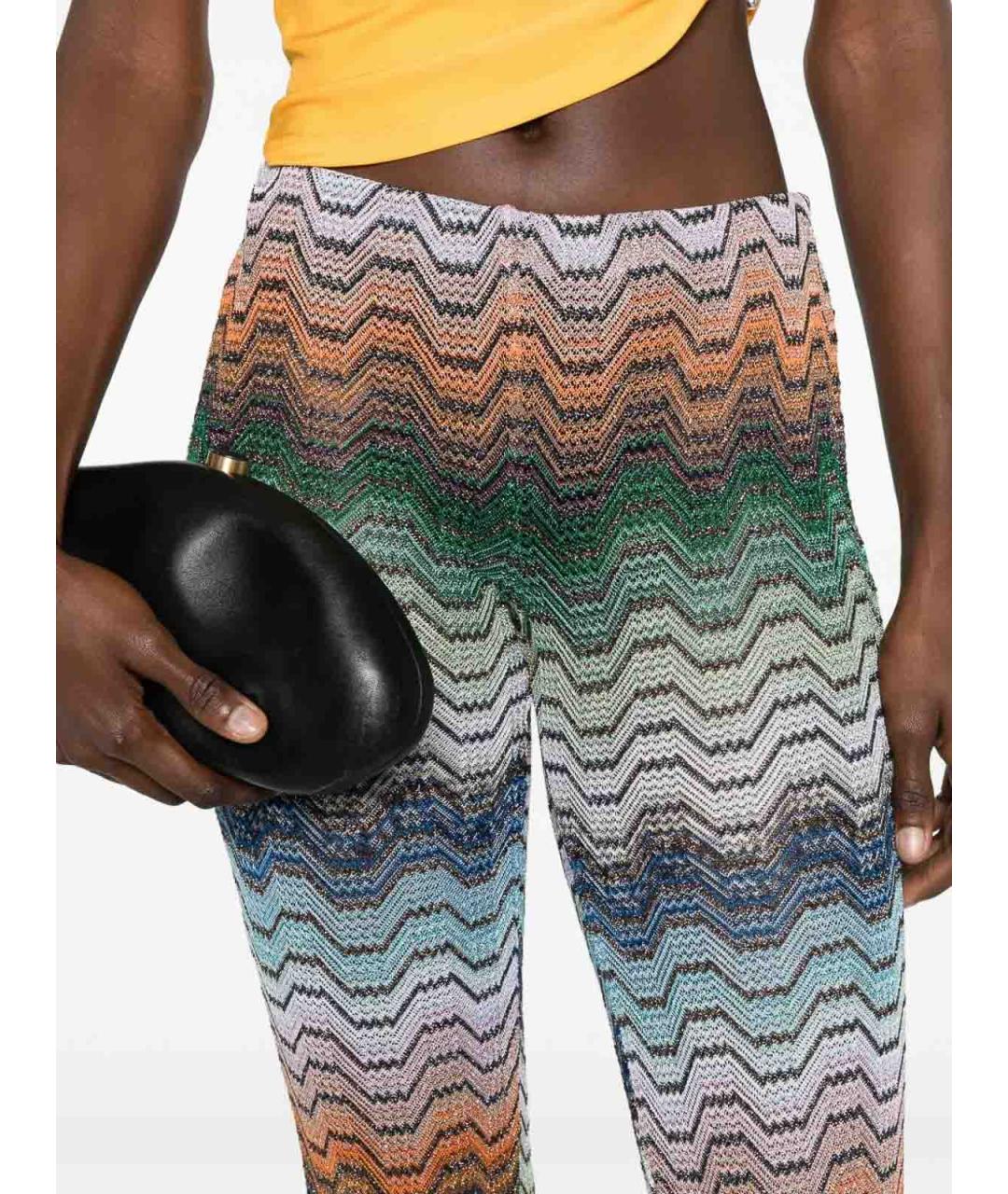 MISSONI Мульти вискозные прямые брюки, фото 4