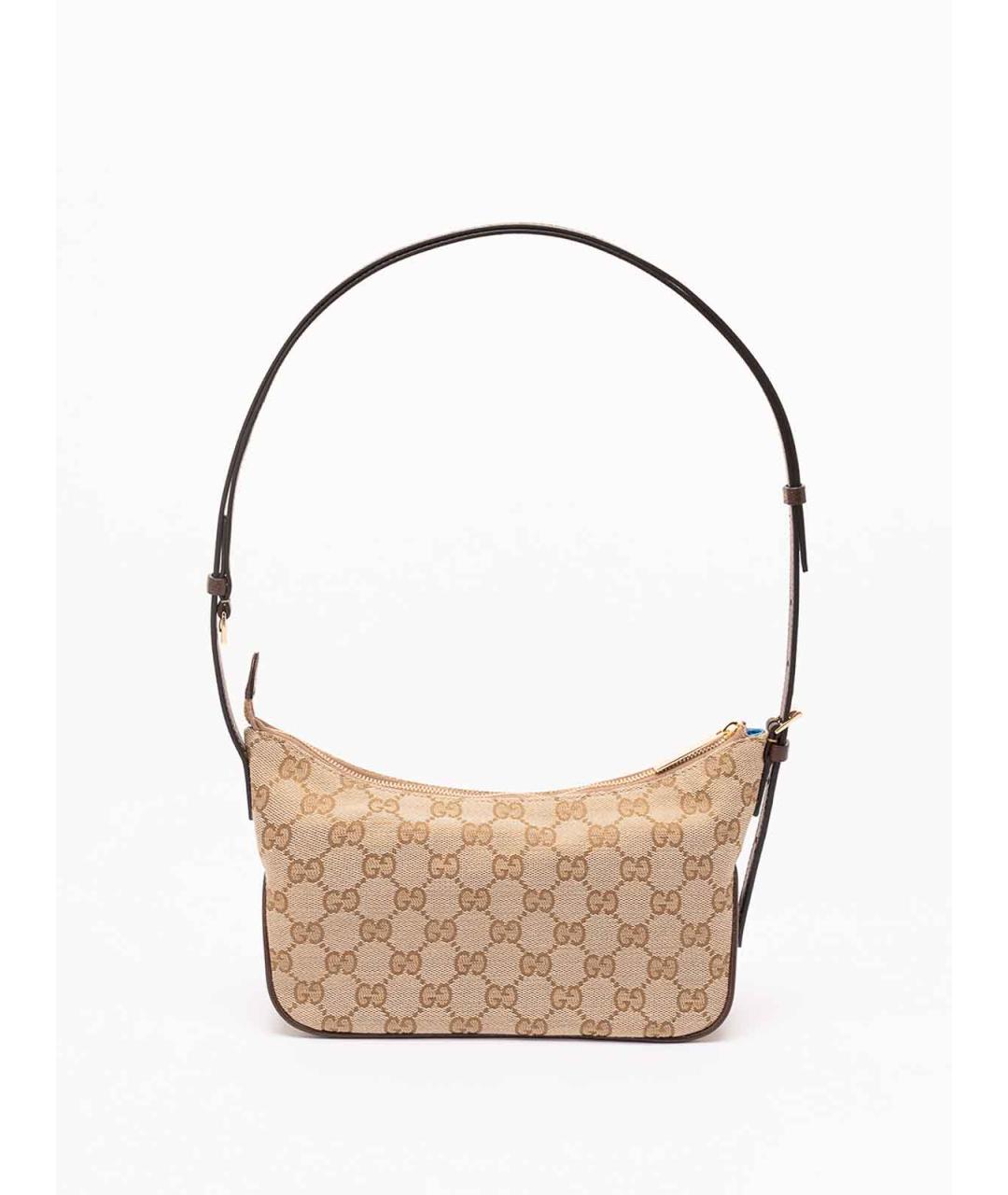 GUCCI Бежевая синтетическая сумка через плечо, фото 2