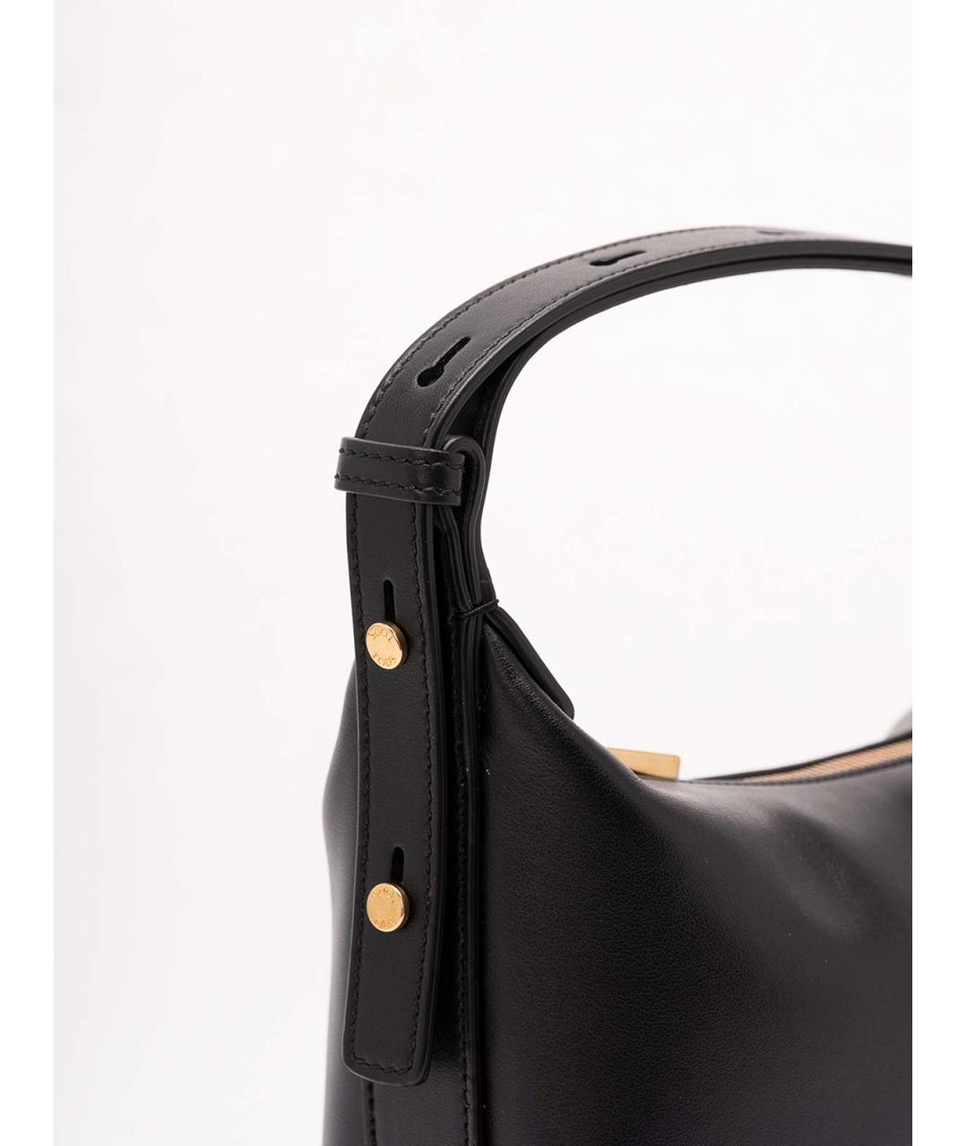 TOD'S Черная кожаная сумка через плечо, фото 4