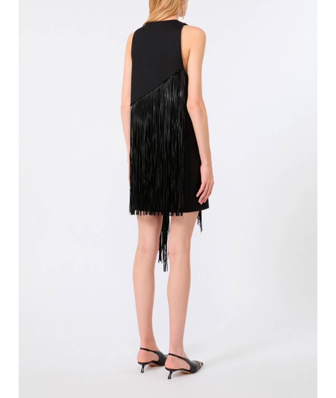 SPORTMAX Черное хлопковое вечернее платье, фото 5