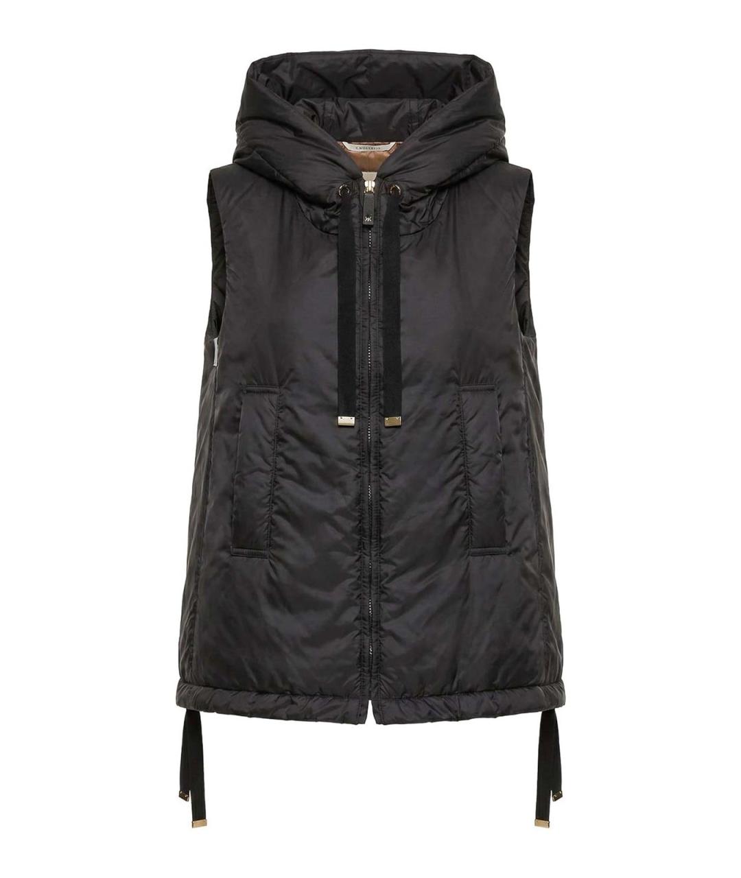 MAX MARA Черная полиэстеровая жилетка, фото 1