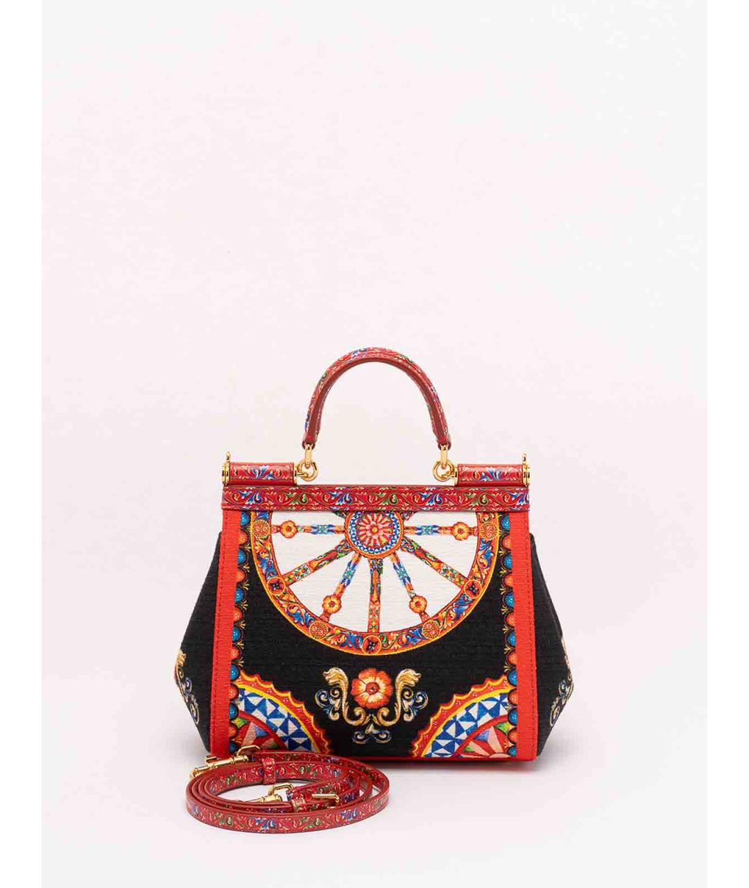 DOLCE&GABBANA Мульти тканевая сумка тоут, фото 2