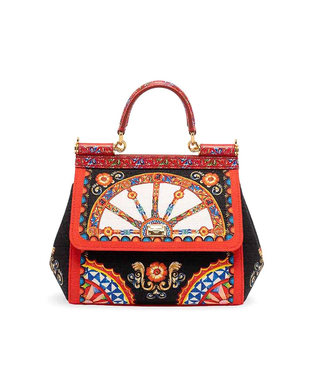 DOLCE&GABBANA Мульти тканевая сумка тоут, фото 1