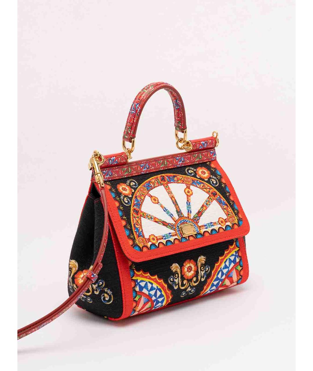 DOLCE&GABBANA Мульти тканевая сумка тоут, фото 3