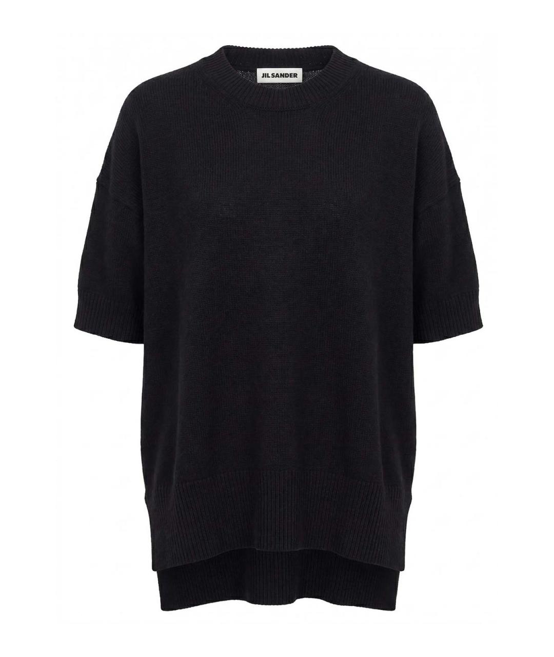JIL SANDER Черный кашемировый джемпер / свитер, фото 1