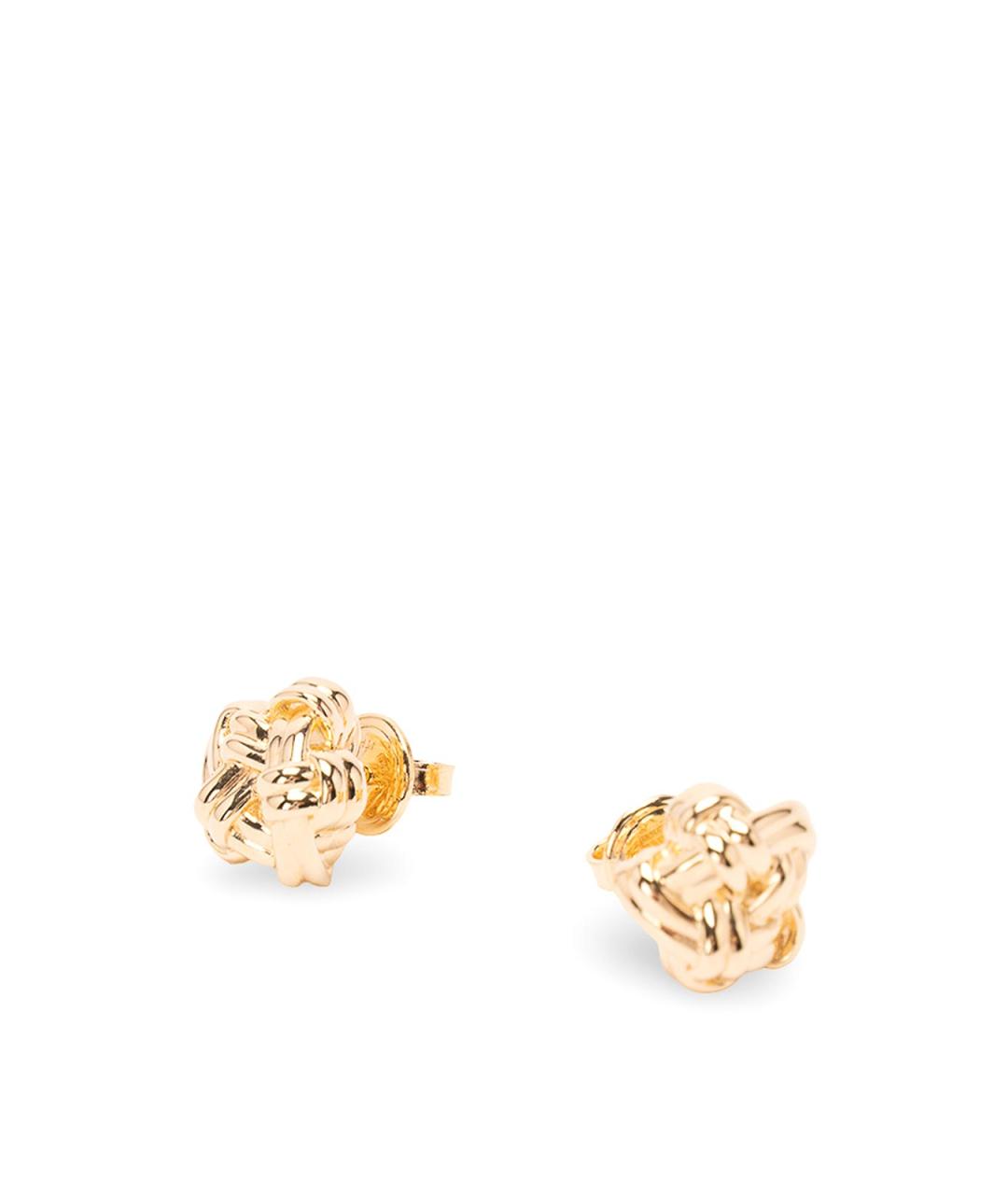 BOTTEGA VENETA Золотые серебряные серьги, фото 1