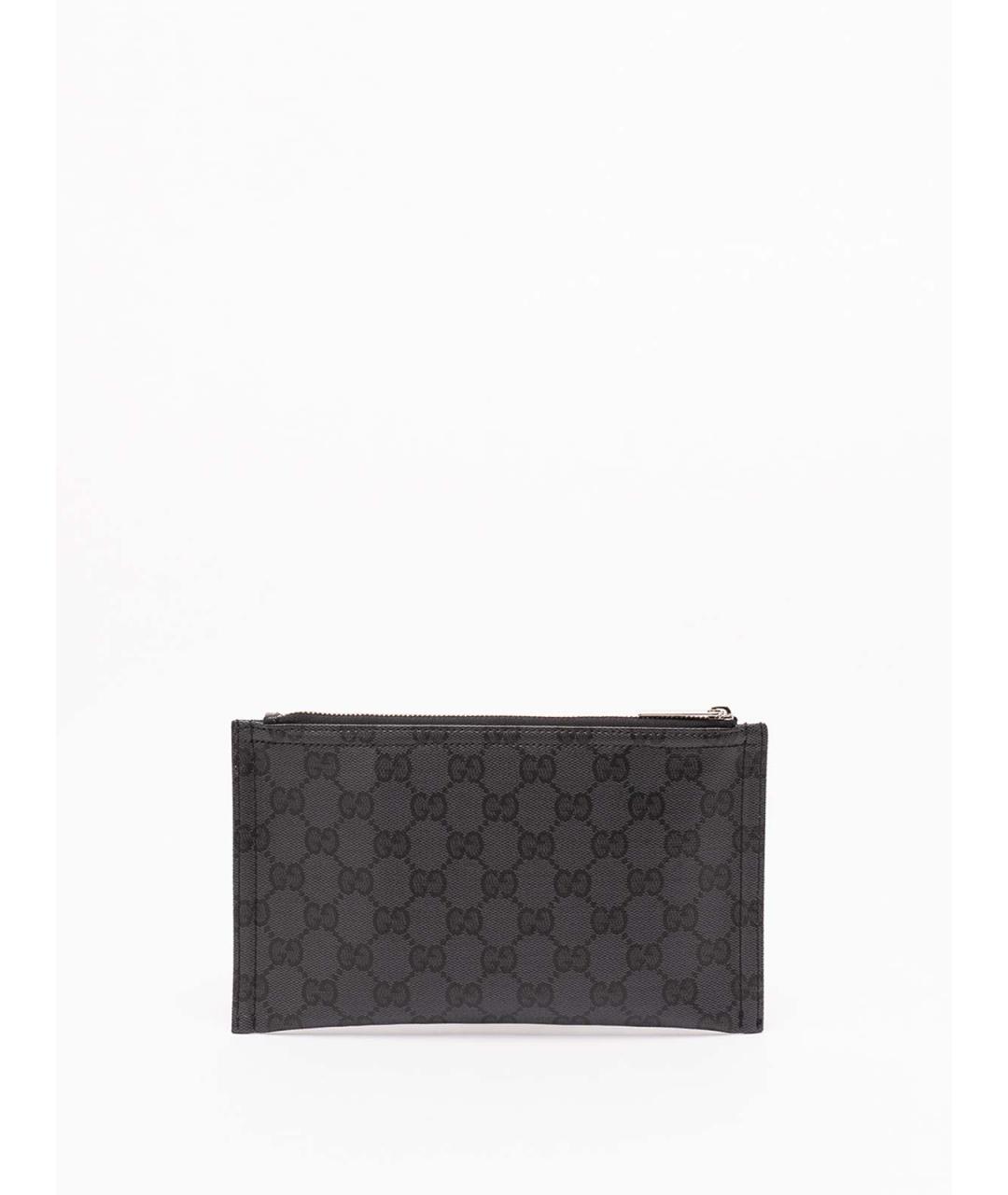 GUCCI Черная хлопковая барсетка, фото 2
