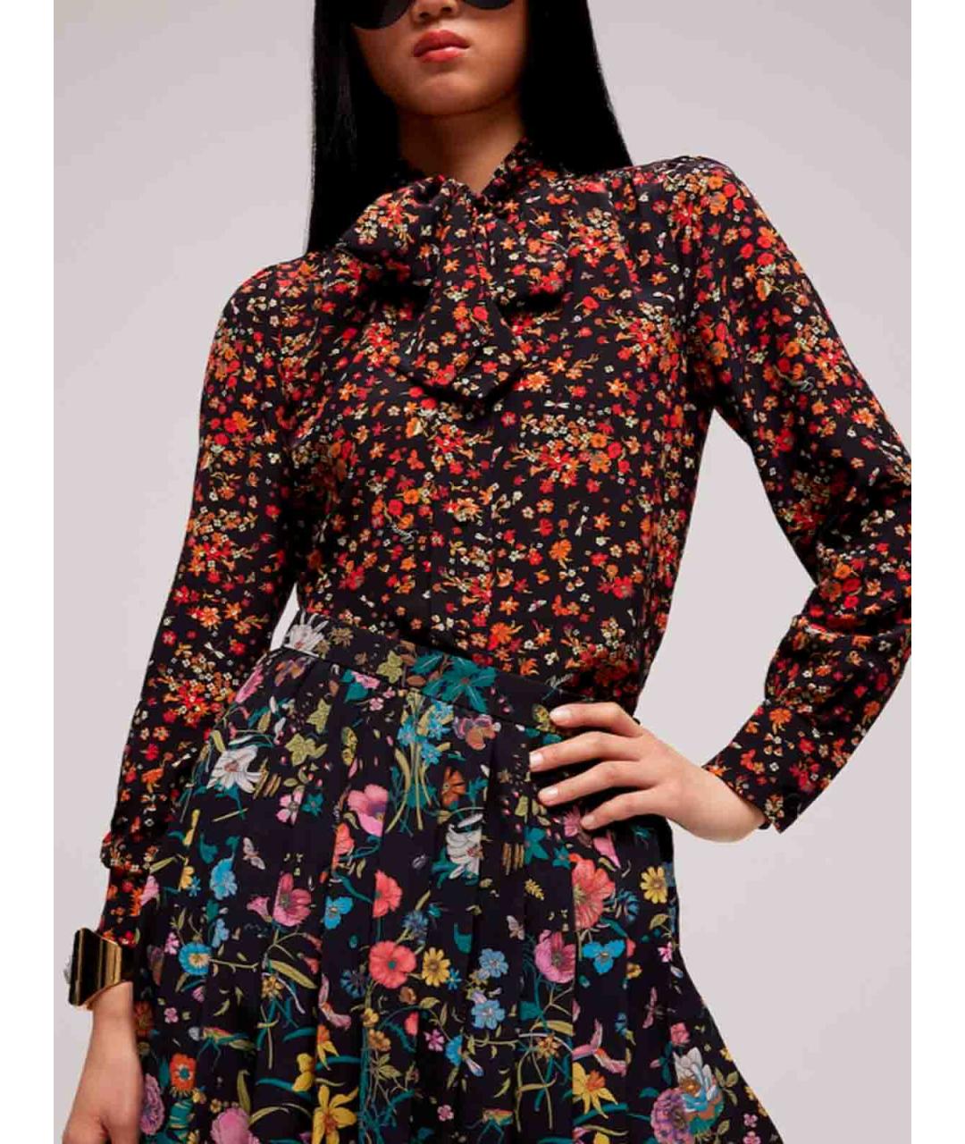 GUCCI Мульти шелковая рубашка, фото 5