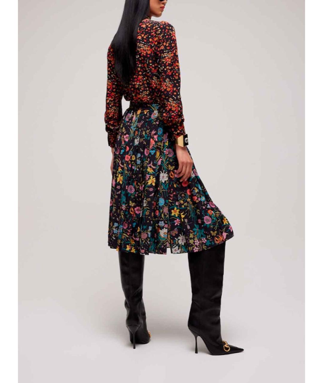 GUCCI Мульти шелковая рубашка, фото 4