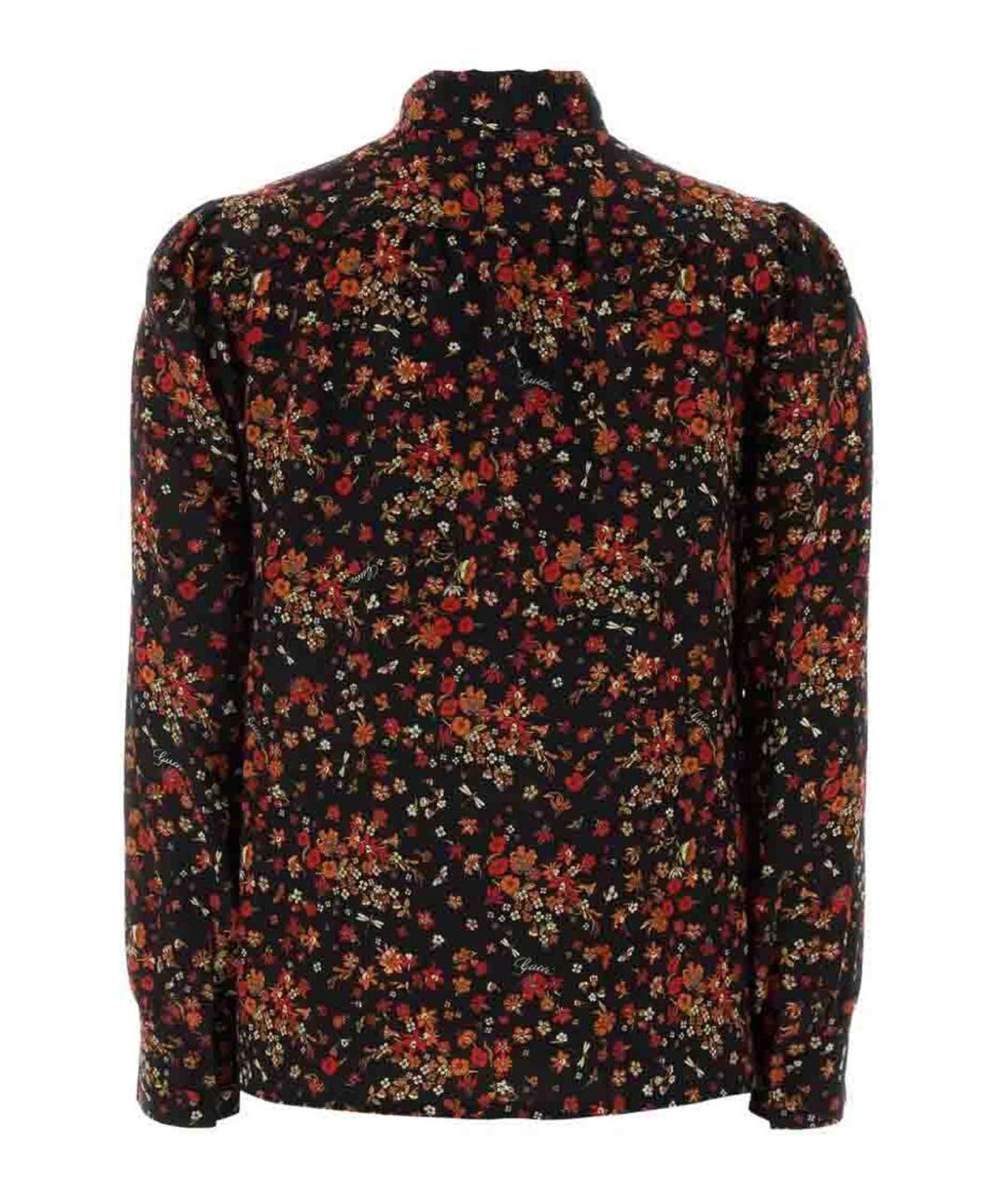 GUCCI Мульти шелковая рубашка, фото 2