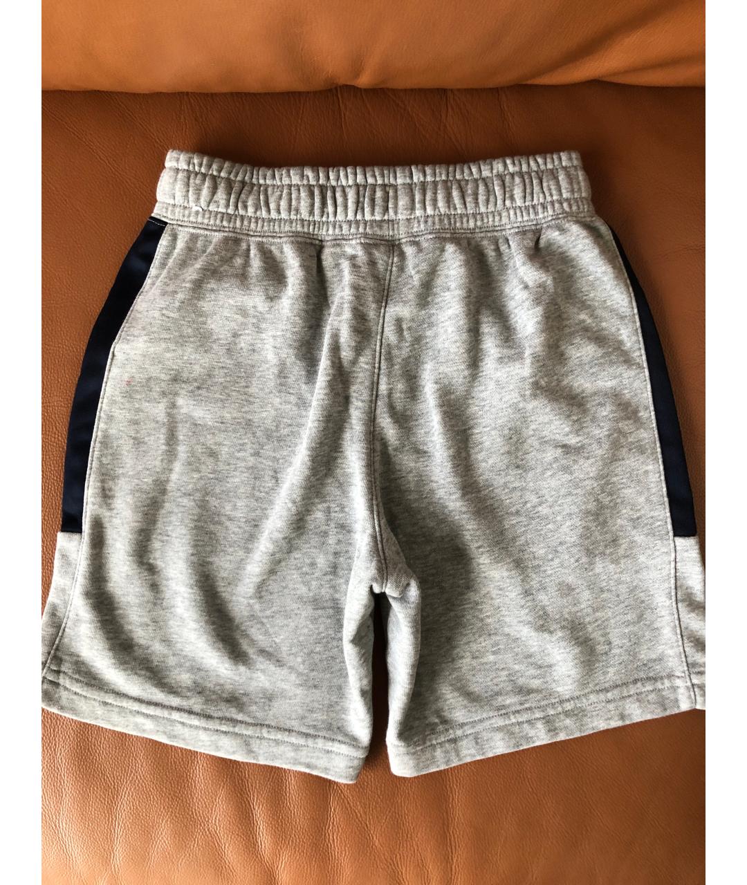 NIKE Серые хлопковые брюки и шорты, фото 3