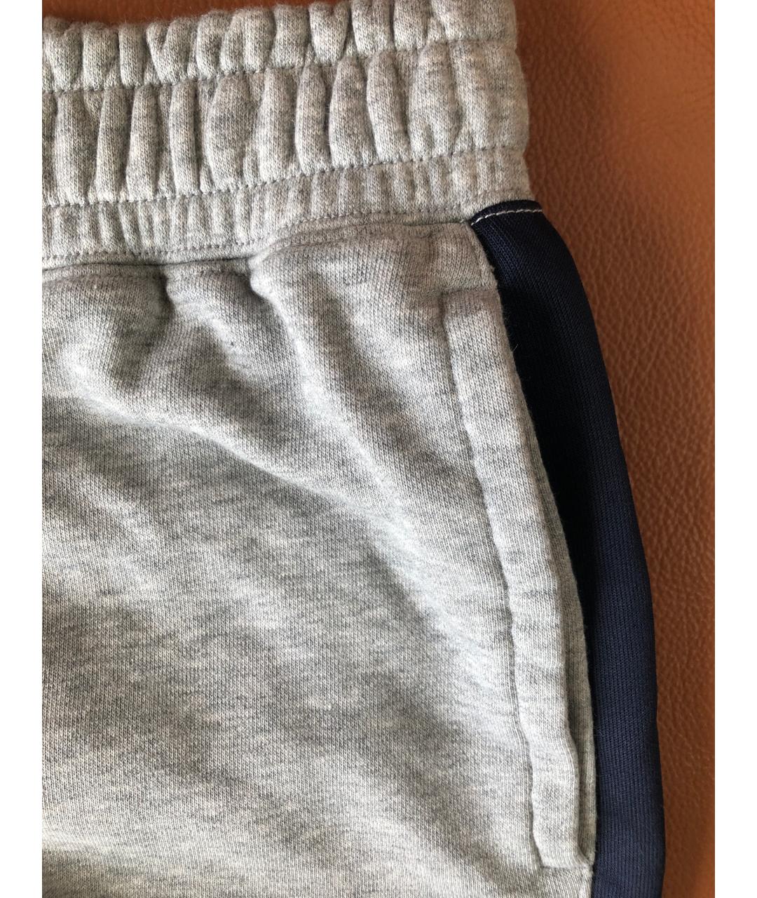 NIKE Серые хлопковые брюки и шорты, фото 4