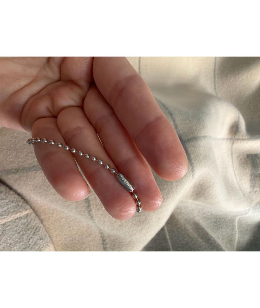 CHROME HEARTS Серебряное серебряное колье, фото 3