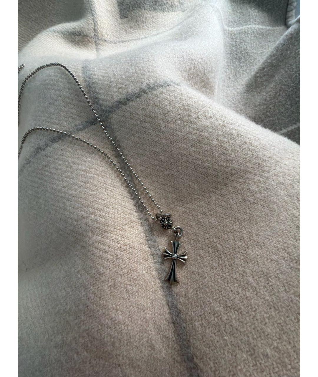 CHROME HEARTS Серебряное серебряное колье, фото 2