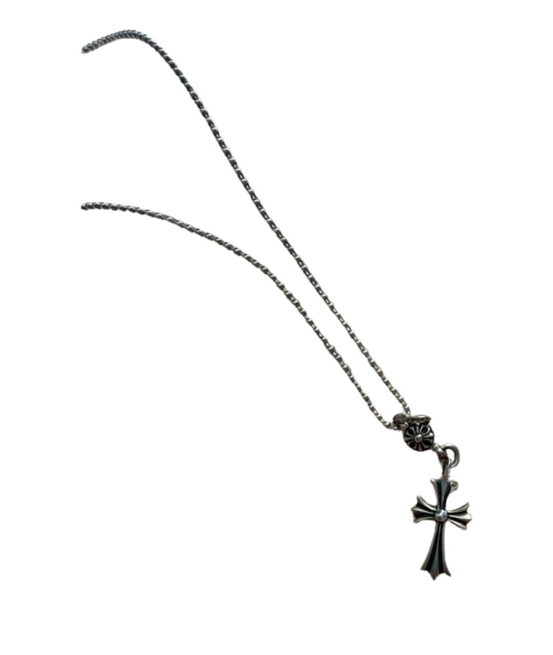 CHROME HEARTS Серебряное серебряное колье, фото 1