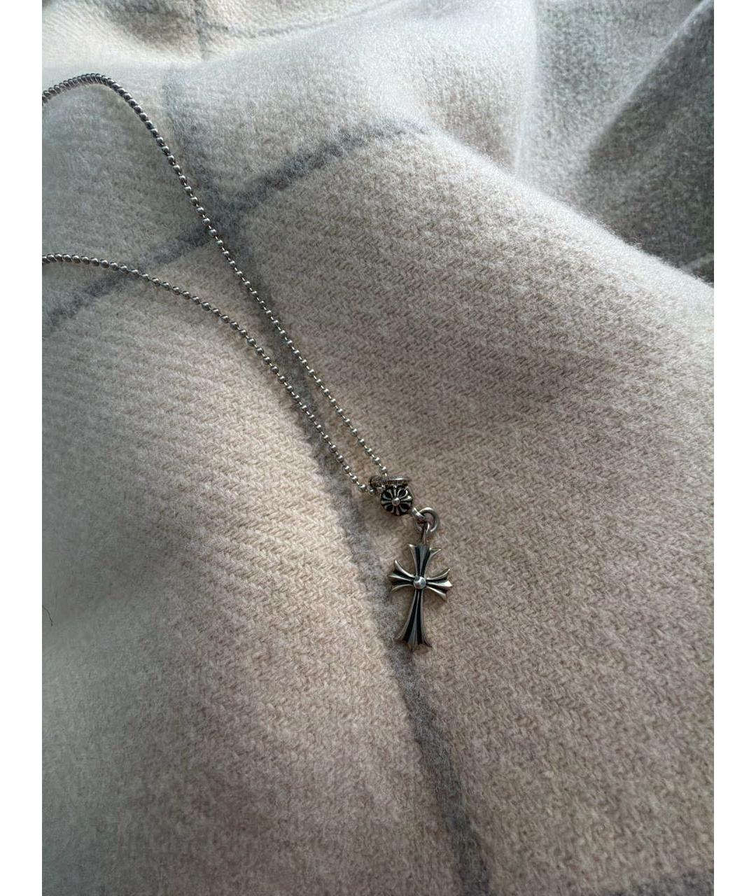 CHROME HEARTS Серебряное серебряное колье, фото 5