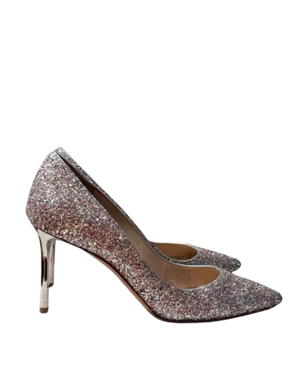 JIMMY CHOO Розовые кожаные туфли, фото 1