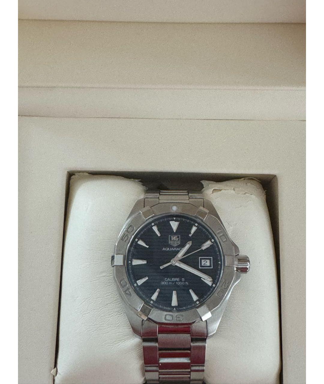 TAG HEUER Синие стальные часы, фото 5