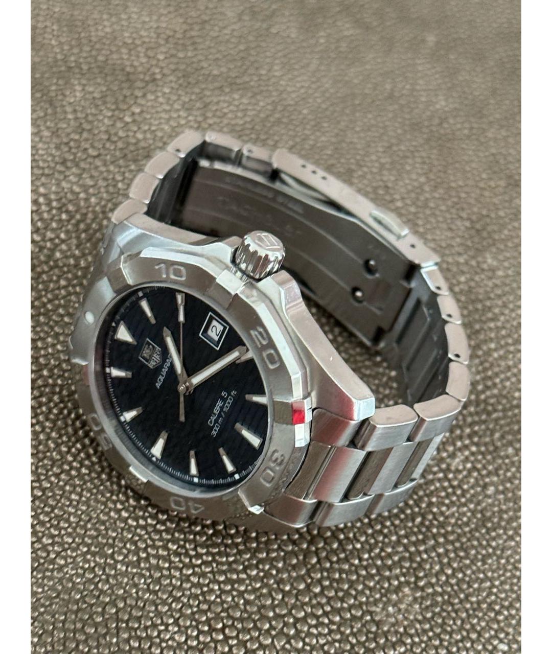 TAG HEUER Синие стальные часы, фото 3