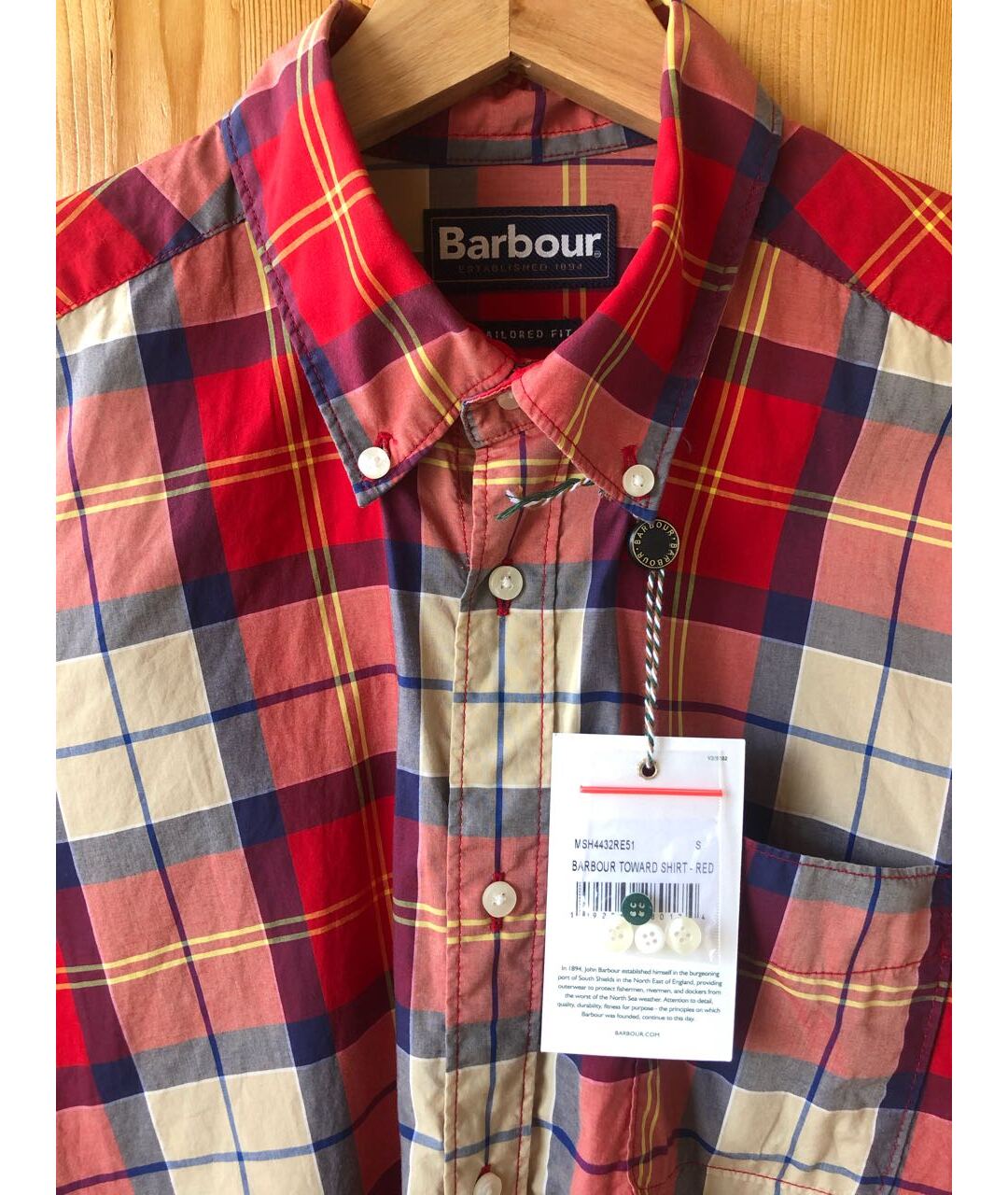 BARBOUR Мульти хлопковая кэжуал рубашка, фото 3