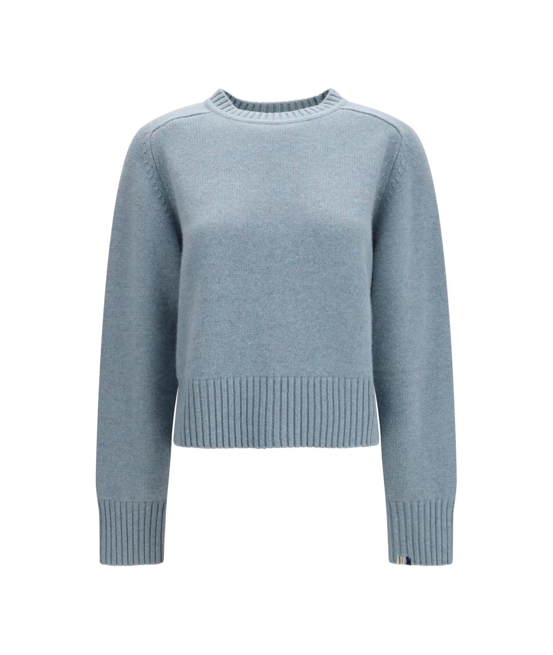 EXTREME CASHMERE Голубой кашемировый джемпер / свитер, фото 1