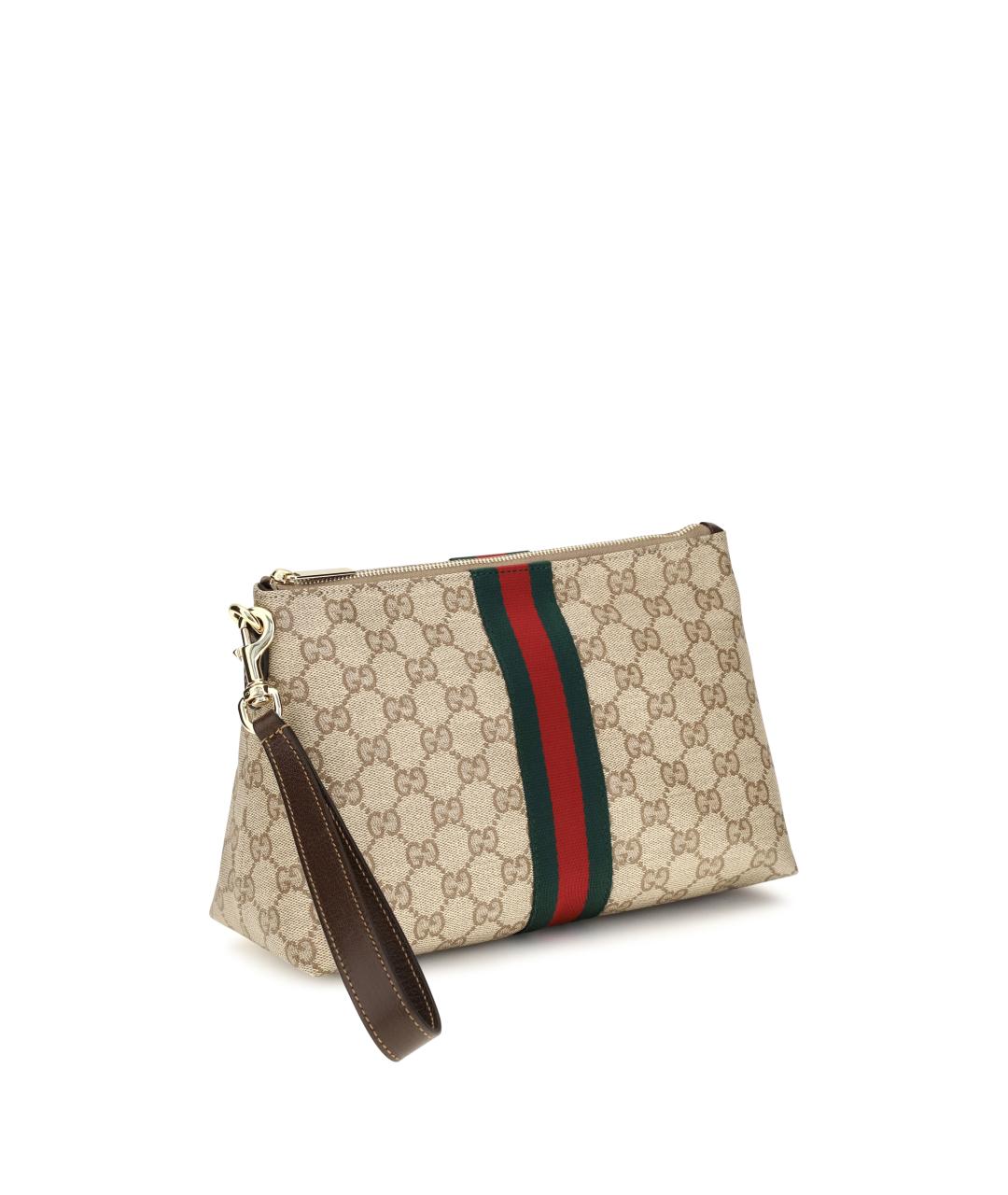 GUCCI Бежевая барсетка, фото 2