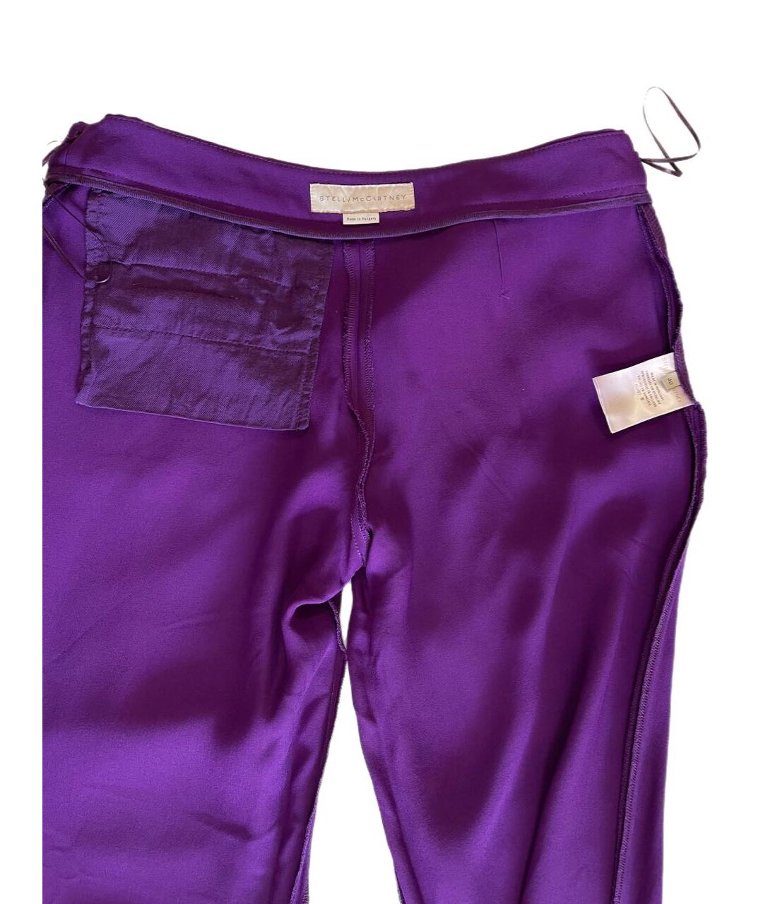 STELLA MCCARTNEY Фиолетовые брюки узкие, фото 5