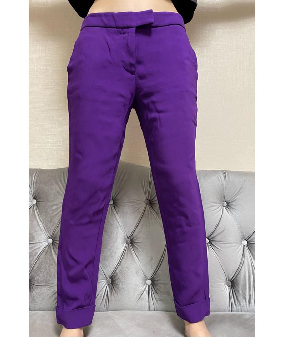 STELLA MCCARTNEY Фиолетовые брюки узкие, фото 10