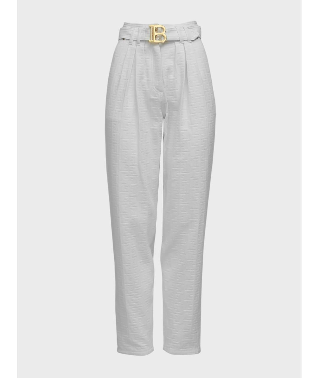 BALMAIN Белые брюки узкие, фото 5