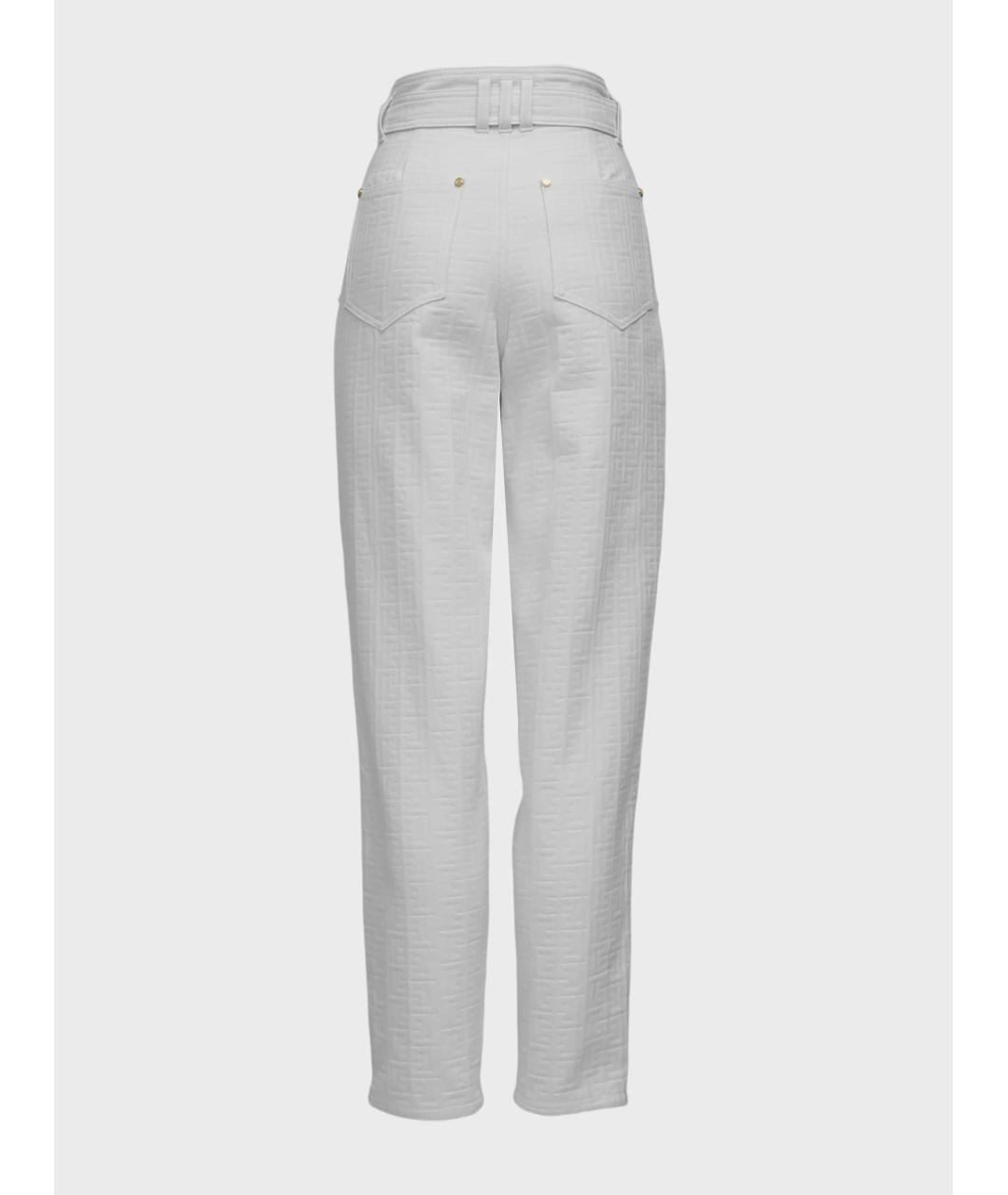 BALMAIN Белые брюки узкие, фото 2