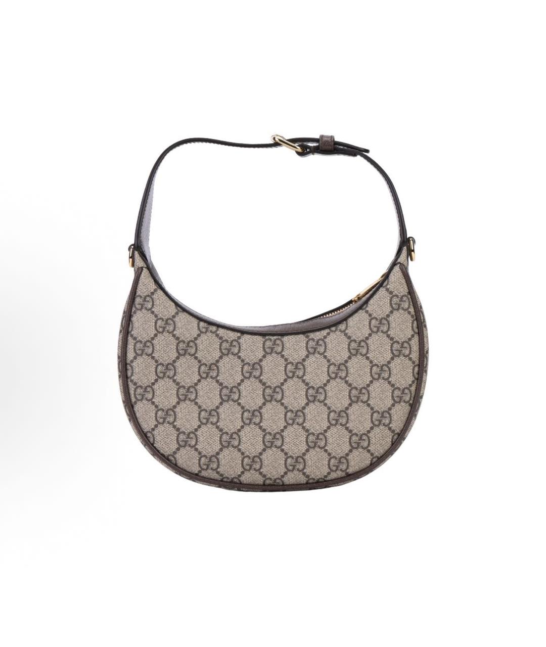 GUCCI Бежевая канва сумка с короткими ручками, фото 3